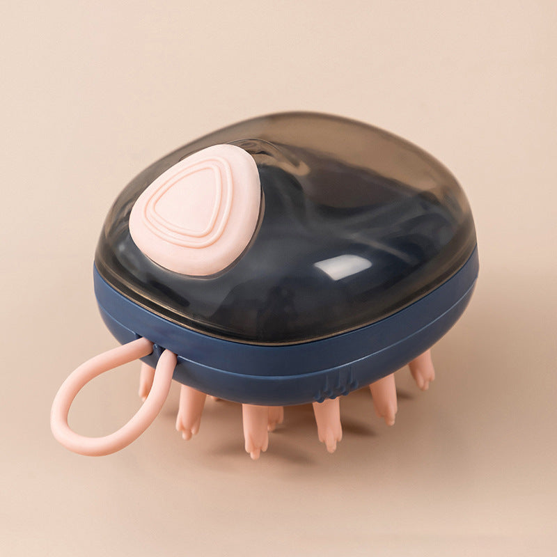 Fantastic 2 In 1 Dog Bathing Brush With Built-In Shampoo Dispenser