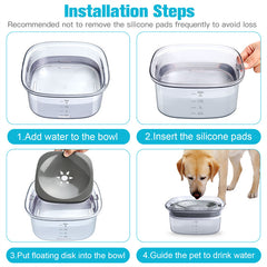 Advanced Dog Water And Feeding Bowl Perfect For Pet Dog Owners
