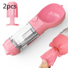 3 In One Water Bottle, Feeder and Garbage Bag